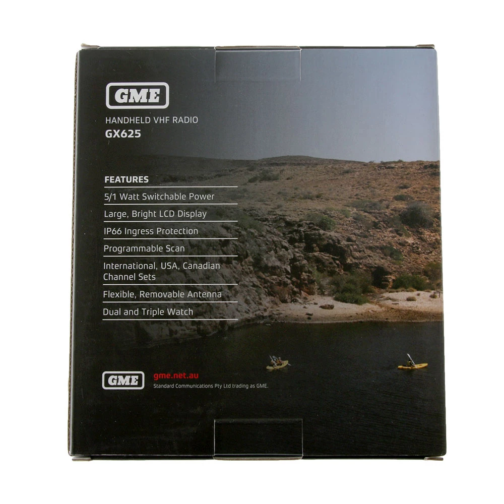GME GX625 Handheld Marine VHF Radio 4 GME GX625 Handheld Marine VHF Radio - Image 2