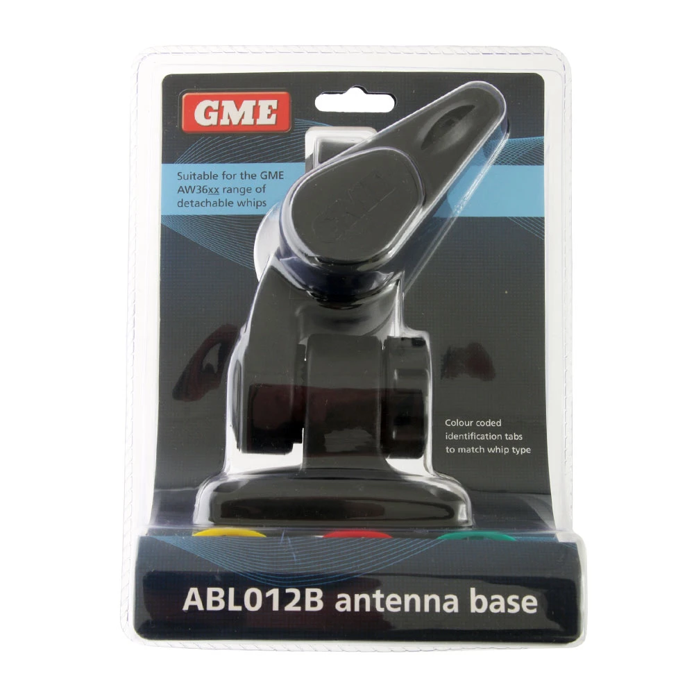 GME Abl012B Double Swivel Rectangular Antenna Base Black 3 GME Abl012B Double Swivel Rectangular Antenna Base Black