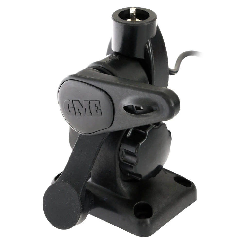 GME Abl012B Double Swivel Rectangular Antenna Base Black 4 GME Abl012B Double Swivel Rectangular Antenna Base Black - Image 2