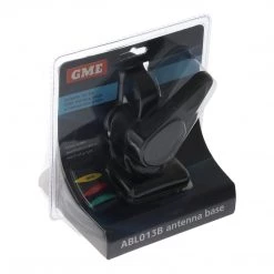 GME ABL013B Single Swivel Rectangular Antenna Base Black