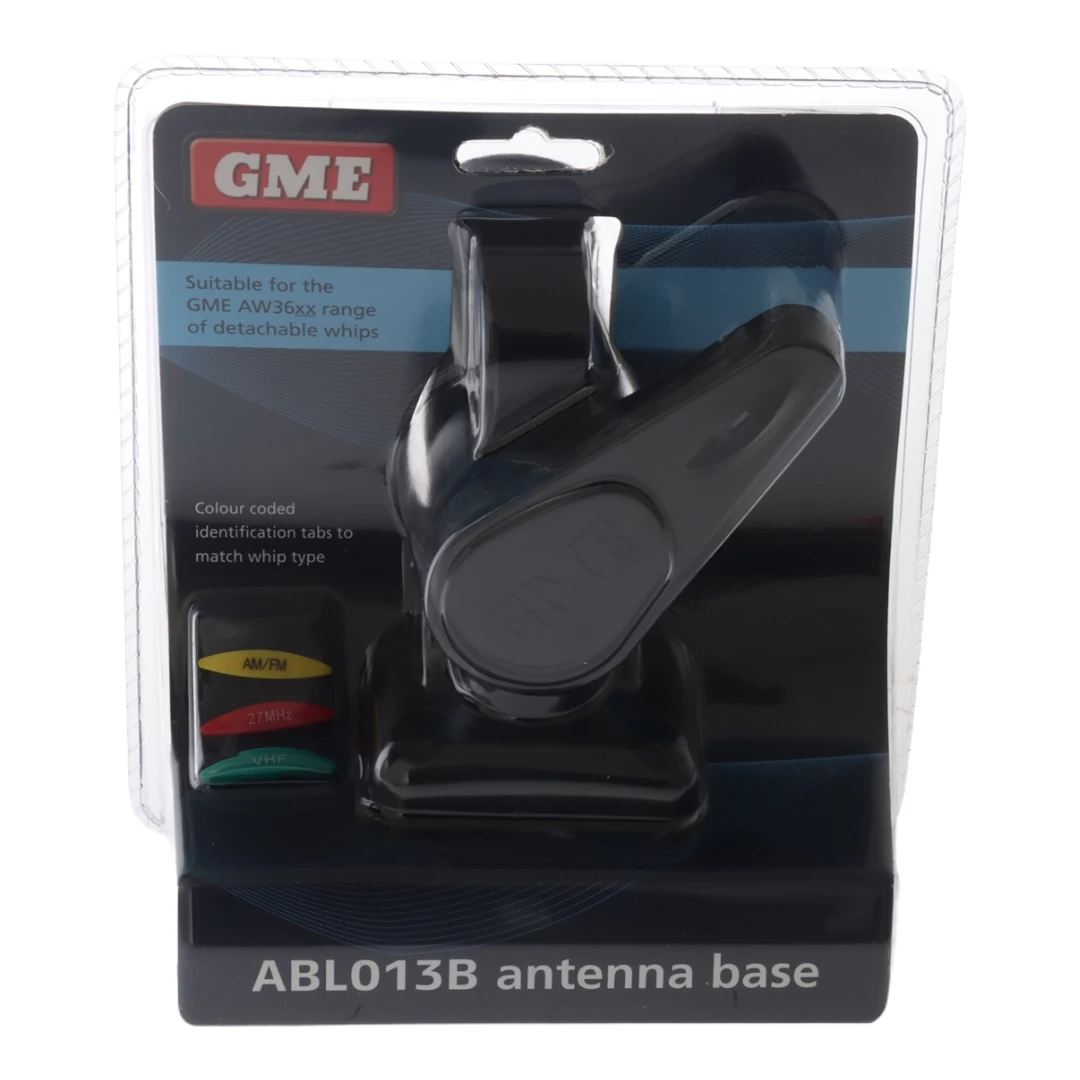 GME ABL013B Single Swivel Rectangular Antenna Base Black 4 GME ABL013B Single Swivel Rectangular Antenna Base Black - Image 2