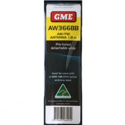 GME AW366BB AM/FM 1.8m Detachable Whip Black