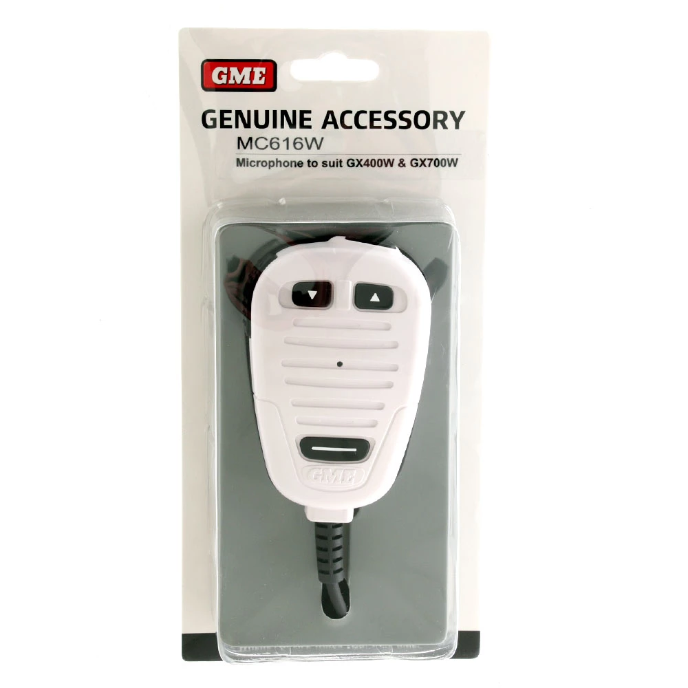 GME VHF Radio Speaker Microphone For GX400W / GX700W White 3 GME VHF Radio Speaker Microphone For GX400W / GX700W White