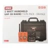 GME TX6160OTP UHF CB Handheld Radio 5/1W Twin Pack Blaze Orange -Gme Sales Store 179710 1