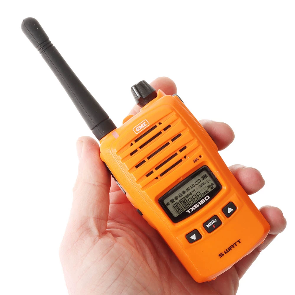 GME TX6160OTP UHF CB Handheld Radio 5/1W Twin Pack Blaze Orange 14 GME TX6160OTP UHF CB Handheld Radio 5/1W Twin Pack Blaze Orange - Image 12