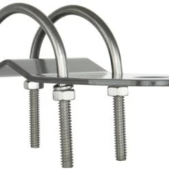 GME MB408SS 3mm Bullbar Bracket With U Bolts Stainless Steel