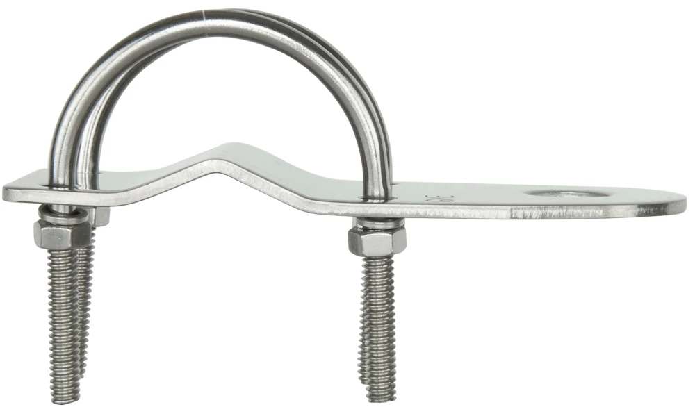 GME MB408SS 3mm Bullbar Bracket With U Bolts Stainless Steel 4 GME MB408SS 3mm Bullbar Bracket With U Bolts Stainless Steel - Image 2