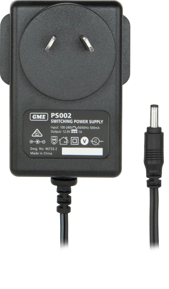 GME PS002 1amp Power Supply For BCD014/BCD015 3 GME PS002 1amp Power Supply For BCD014/BCD015