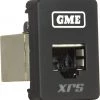 GME XRS-RJ45W1 RJ45 Pass-Through Adaptor Type 1 White -Gme Sales Store product rj45w1 front 3 4