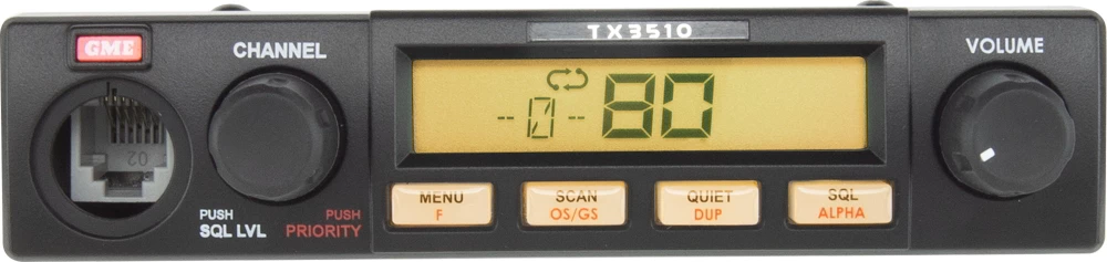 GME TX3510S Compact UHF CB Radio 5W With Scansuite 3 GME TX3510S Compact UHF CB Radio 5W With Scansuite