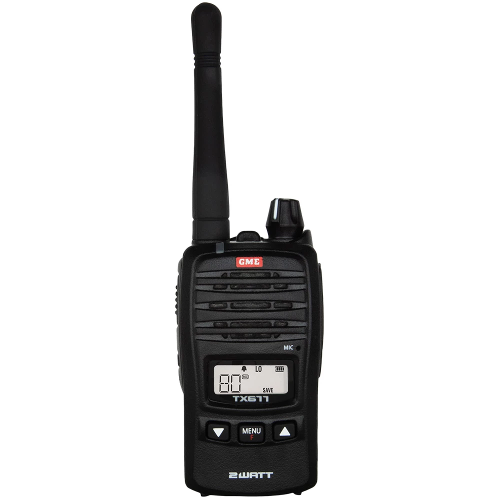 GME TX677QP Handheld UHF CB Radio Quad Pack 2W 3 GME TX677QP Handheld UHF CB Radio Quad Pack 2W
