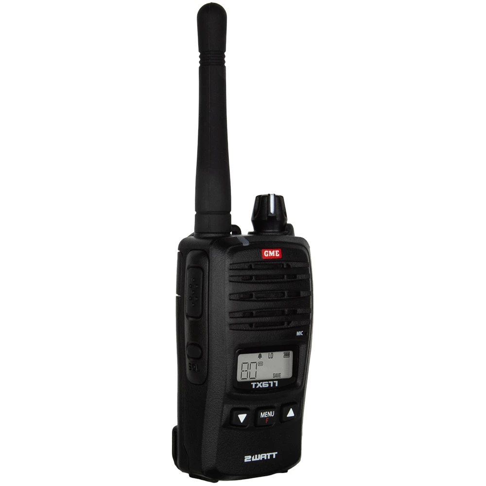GME TX677QP Handheld UHF CB Radio Quad Pack 2W 4 GME TX677QP Handheld UHF CB Radio Quad Pack 2W - Image 2